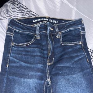 dark wash american eagle jeans